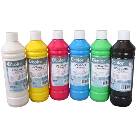 Guasa lavabila pentru pictura 500 ml Rosu primar