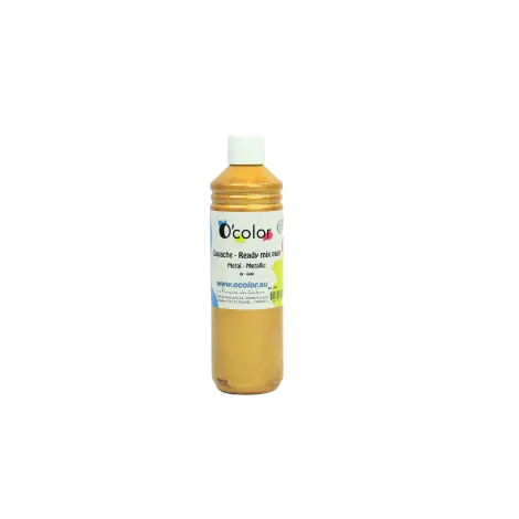 Guasa pentru pictura 500 ml Auriu, ideala pentru gradinita si scoala