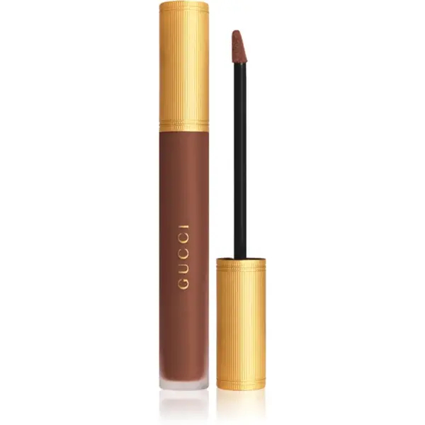 Gucci Gucci Beauty Rouge à Lèvres Matte Lipstick ruj lichid mat culoare 124 Emily Brown 6.5 ml