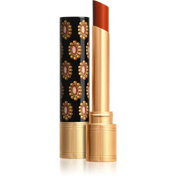Gucci Gucci Beauty Rouge de Beauté Brillant ruj hidratant culoare 308 Lucy Dark Orange 1.8 g