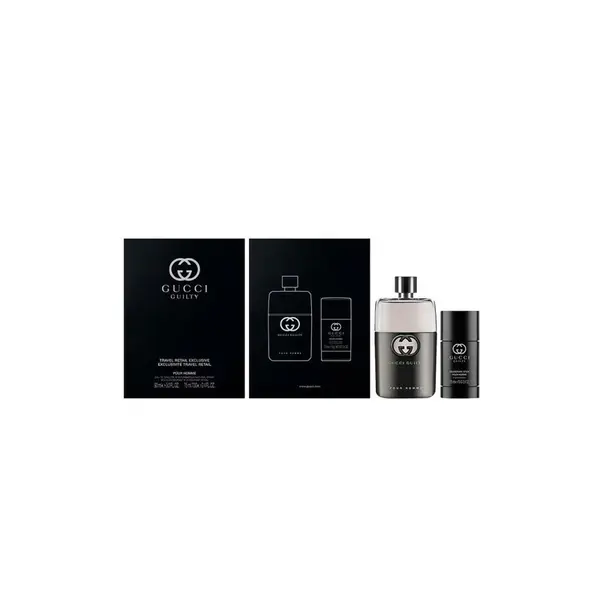 Gucci Guilty Set cadou pentru bărbați Volum EDT 90 ml + 75 ml stick