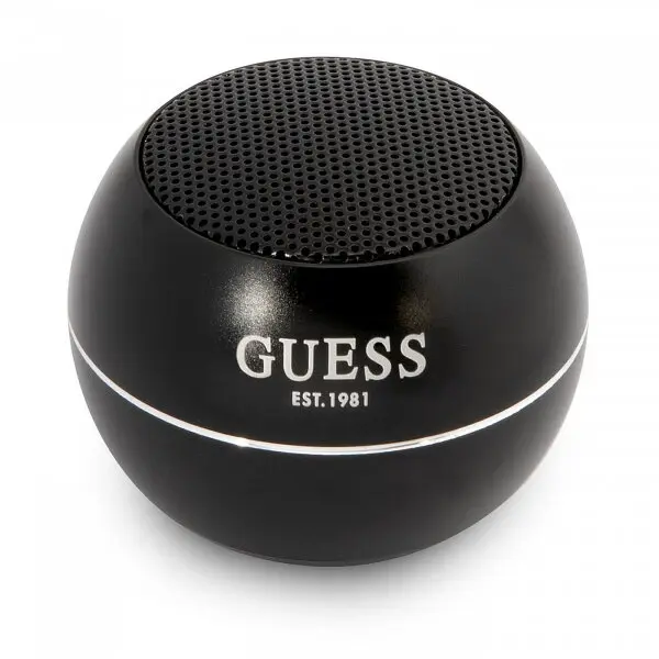 Guess Boxa portabila Guess Mini Bluetooth Speaker, 3W, Autonomie 4 ore, Negru