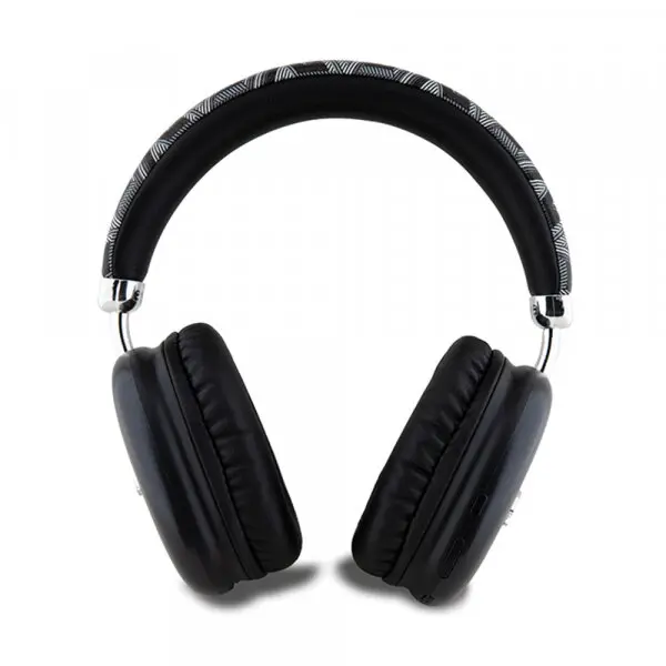 Guess Casti Stereo Wireless Guess GCube Metallic Script Logo, Bluetooth, A2DP, Negru