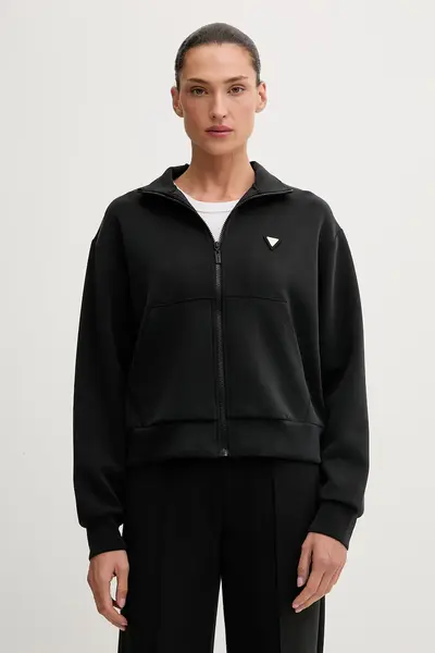 Guess Hanorac cu fermoar pentru femei, din modal OLYMPE