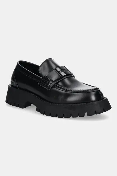 Guess mocasini de piele GORIZIA II
