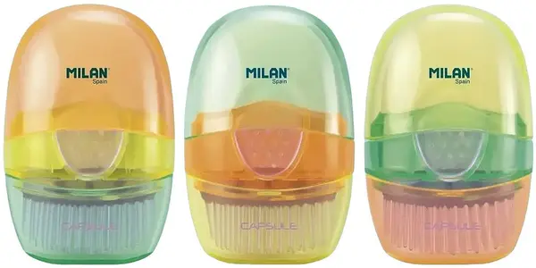 Guma cu perie Milan Capsule - Asortiment