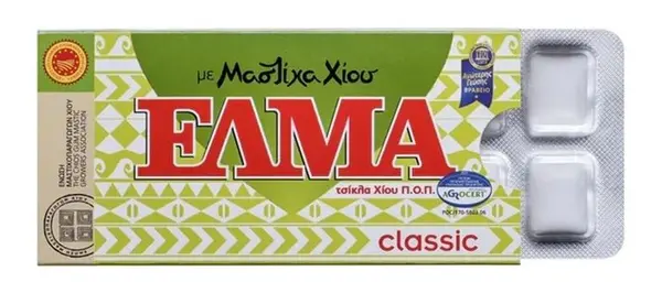 Gumă de mestecat cu mastic, fără zahăr, 10 bucăți, Mastiha