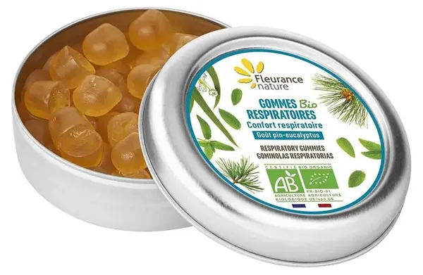 Gumă de mestecat pentru susținerea sistemului respirator, 35 g, Fleurance Nature