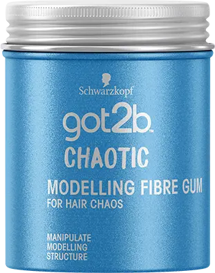 Guma modelatoare pentru par cu fixare puternica dar flexibila Chaotic, 100ml, Got2b