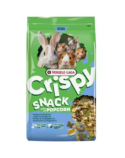 Gustare crocantă cu popcorn pentru iepuri și rozătoare VERSELE-LAGA Crispy Snack 1,5 kg