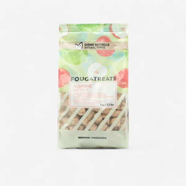 Gustare naturală echitație FOUGATREAT 1 kg MERE Cal/Ponei