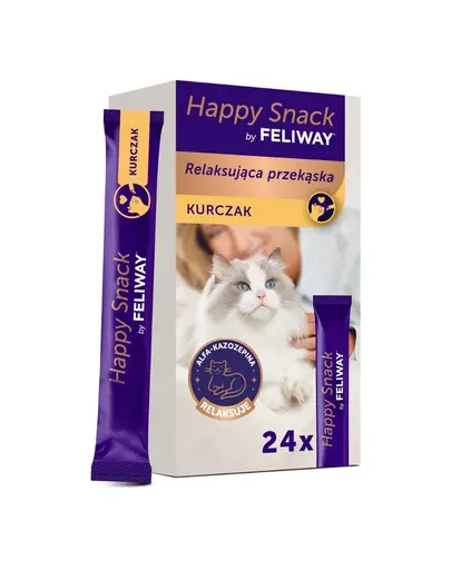 Gustare relaxantă pentru pisici FELIWAY Happy Snack 24x15 g cu pui