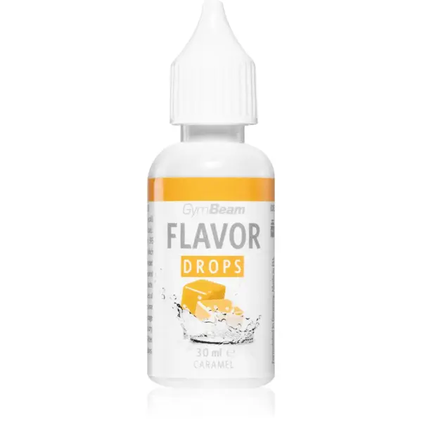 GymBeam Flavor Drops aromatizant aroma Caramel 30 ml