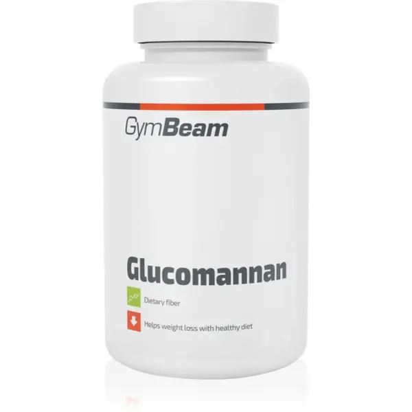 GymBeam Glucomannan tablete pentru menținerea nivelului normal de colesterol 132 g