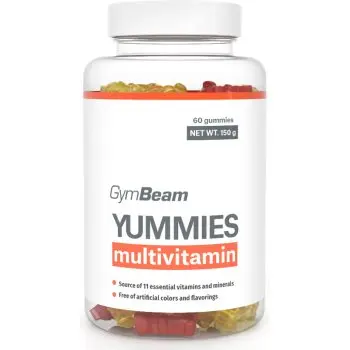 GymBeam Multivitamin Yummies bomboane tip jeleu cu complex de multivitamine