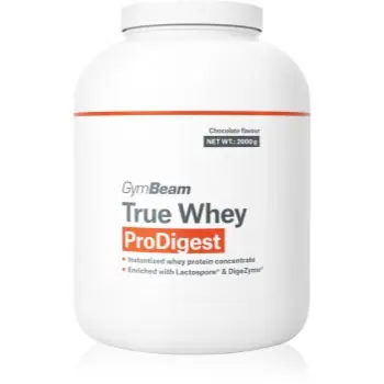 GymBeam True Whey ProDigest proteine din zer cu enzime digestive