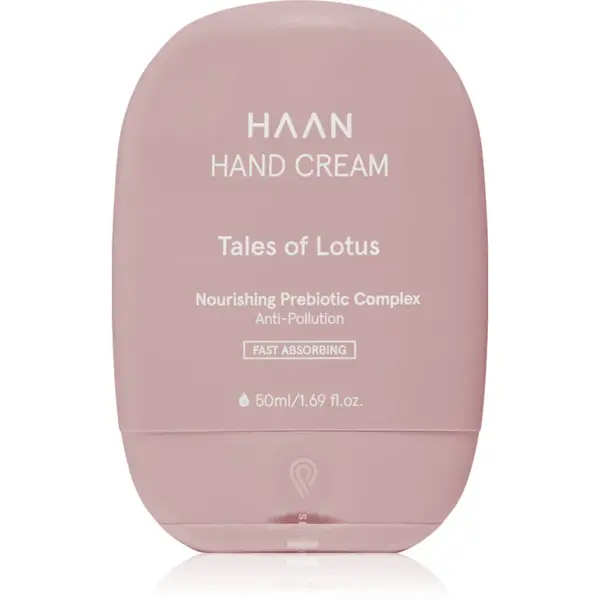 HAAN Hand Care Hand Cream crema de maini cu absorbtie rapida cu probiotice Tales of Lotus 50 ml