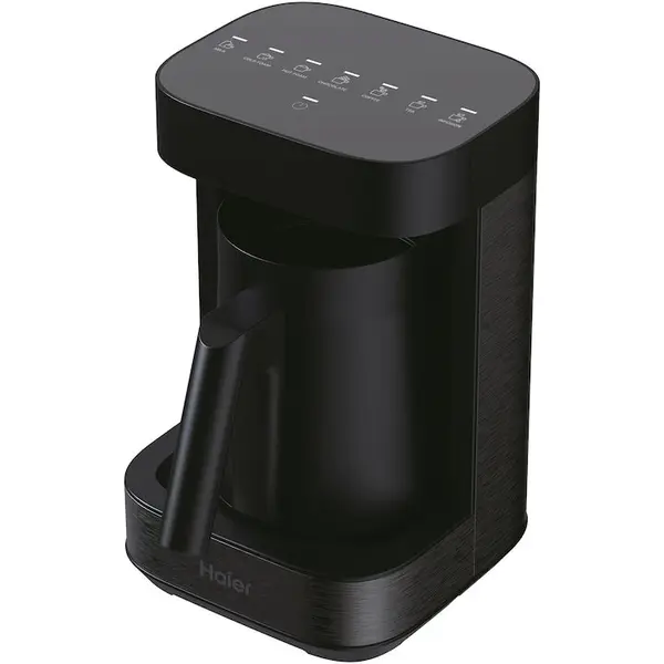 HAIER Aparat multifunctional de bauturi calde Haier HMB5A 011, 700W, capacitate 0.35 L, vas antiaderent, filtru customizat, accesorii incluse, sistem de control al supraincalzirii, negru