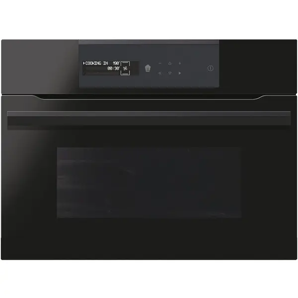 HAIER Cuptor compact incorporabil Haier HWO45NM6SXB1, Electric, 34 l, Curatare hidrolitica, Clasa A++, Grill, Interfata I-Message, Negru