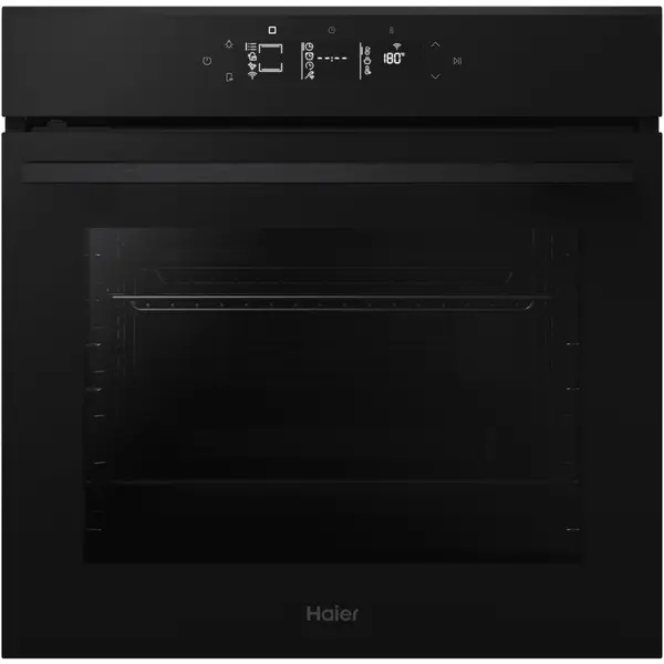 HAIER Cuptor incorporabil Haier H6 ID46G3HTB, Electric, 78 l, 18 functii, Wi-Fi, Curatare Hidrolitica, Softclose&Softopen, Click&Clean, Clasa A++, Negru