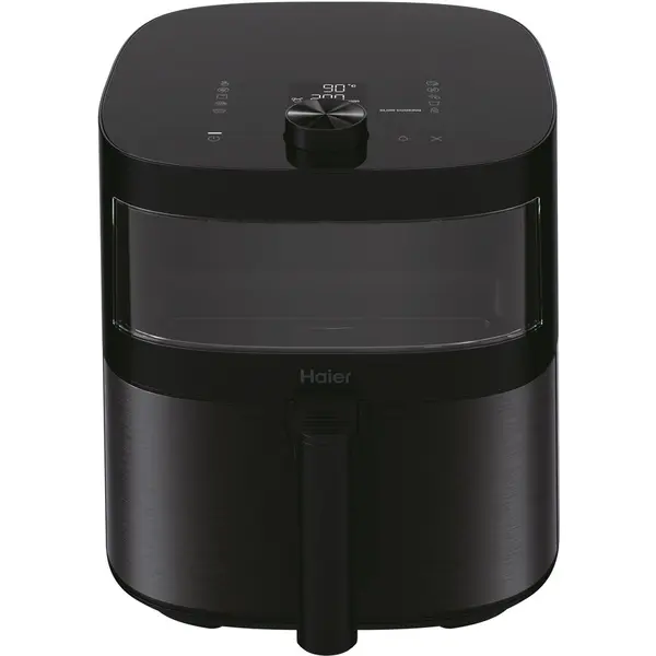 HAIER Friteuza cu aer cald Haier HAF5TWA 011, capacitate 7l (4 portii), 2000W, 9 functii, temperatura 40-200C, display led, Negru
