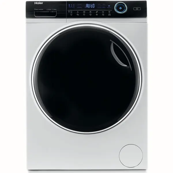 HAIER Masina de spalat rufe cu uscator Slim Haier HWD80-B14979-S, 8 kg spalare, 5 kg uscare, 1400 rpm, Clasa A, Motor Direct Motion, iRefresh, ABT, Dual Spray, Pillow Drum, Smart Detecting, Alb