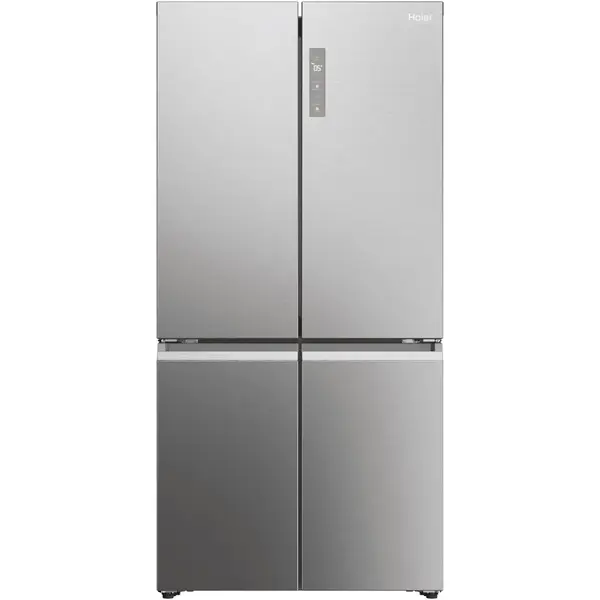 HAIER Side by side Cube Haier HCR79F19ENMM , 646 l, Total No Frost, WiFi, Motor inverter, Sistem antibacterian, Humidity Zone, Super Cooling, Super Freezing, Display, Clasa E, 190 cm, Inox