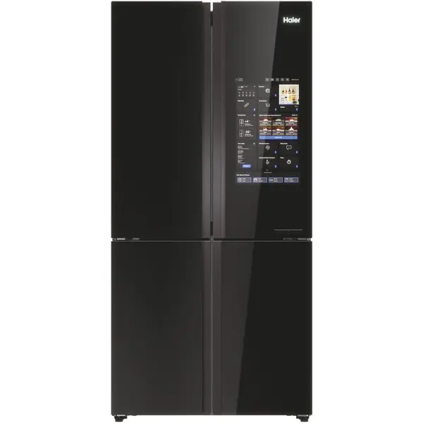 HAIER Side by Side Cube Haier HCW9919FSGB, 586L, Clasa F, H 190 cm, negru