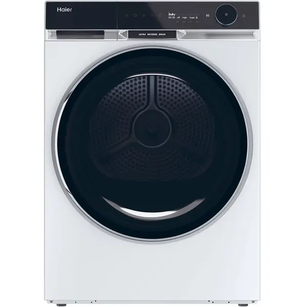 HAIER Uscator de rufe Haier HD90-A3Q397U1-S, Pompa de caldura, Wi-Fi, 9 kg, 17 programe, Clasa A+++, Alb