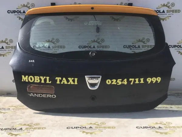 Haion cu luneta culoare albastra Dacia Sandero 2 (2012-2017)