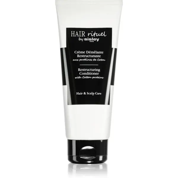 Hair Rituel by Sisley Restructuring Conditioner with Cotton proteins balsam cu efect de netezire împotriva părului fragil cu proteine 200 ml