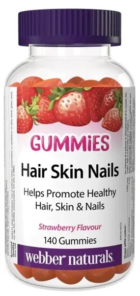 Hair, Skin & Nails, 140 comprimate gumate, Webber Naturals