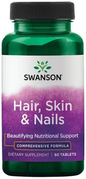 Hair, Skin & Nails, 60 tablete, Swanson