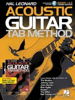 Hal Leonard Acoustic Guitar Tab Method - Combo Edition: Books 1 & 2 with Online Audio, Plus Bonus Material, Paperback/Hal Leonard Corp