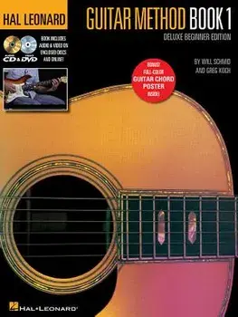 Hal Leonard Guitar Method - Book 1, Deluxe Beginner Edition: Includes Audio & Video on Discs and Online Plus Guitar Chord Poster, Paperback/Will Schmid
