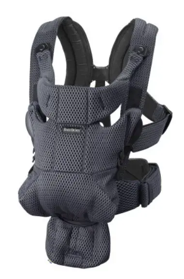 Ham anatomic BabyBjorn Move, Anthracite, 3D Mesh, 3.2 - 12 kg (Negru/Gri)
