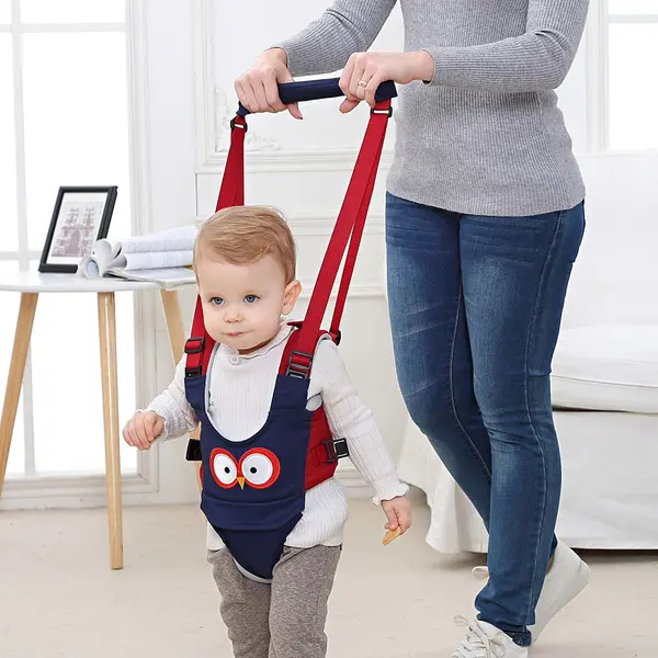 Ham bebe 2in1 pentru asistenta la mers – Bufnita Bleumarin