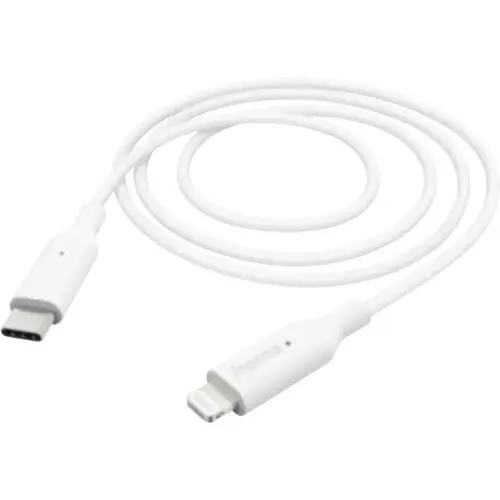 Hama Cablu Hama USB-C - Lightning, 1,0m alb