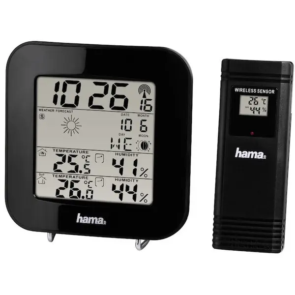 Hama Statie Meteo Hama EWS-200, Negru