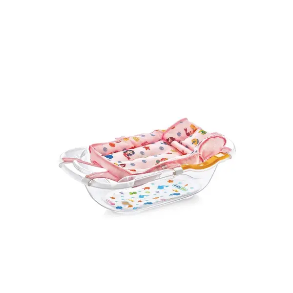 Hamac din spuma pentru cadita Ocean Baby Bath Pink