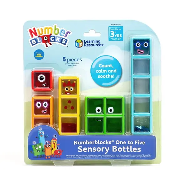 Hand2Mind Set eprubete senzoriale Numberblocks® - De la 1 la 5
