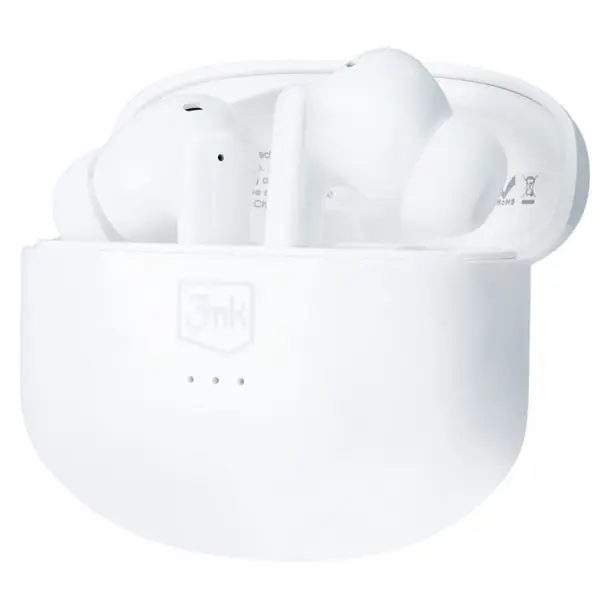 Handsfree Bluetooth 3MK LIFEPODS, TWS, ANC, Alb