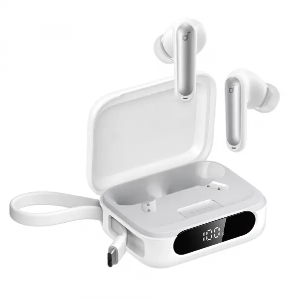 Handsfree Bluetooth Anker Soundcore P41i, TWS, ANC, Alb A3937G21