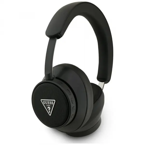 Handsfree Bluetooth Guess Saffiano Triangle Logo, A2DP, Negru