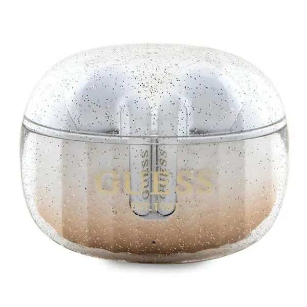 Handsfree Bluetooth Guess, TWS, Auriu