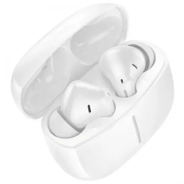 Handsfree Bluetooth HOCO EQ34 Plus, TWS, ANC, Alb