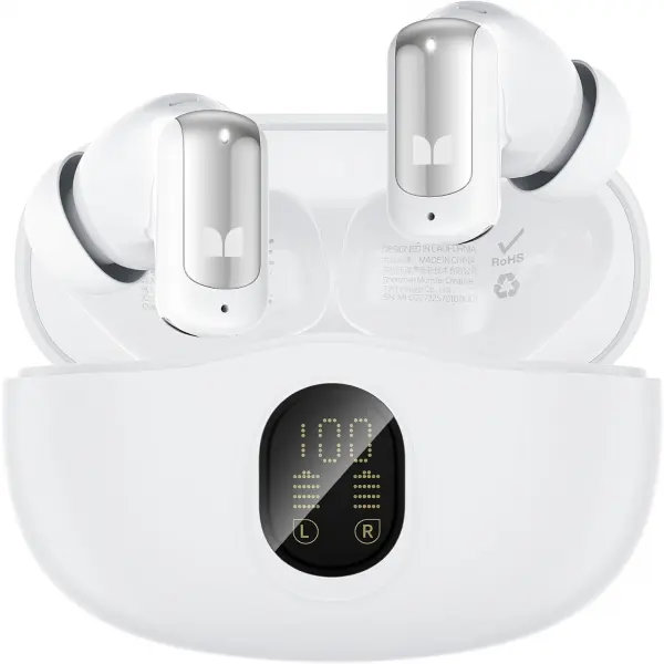 Handsfree Bluetooth Monster N-Lite 217, TWS, Alb
