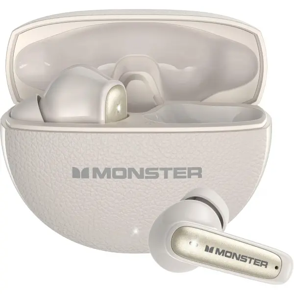 Handsfree Bluetooth Monster N-Lite 310, TWS, Crem Deschis