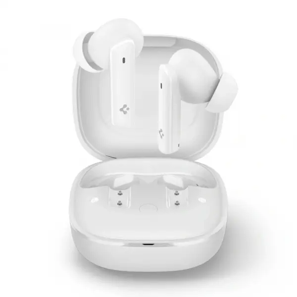 Handsfree Bluetooth Spigen SA2402, TWS, ANC, Alb ASD07964