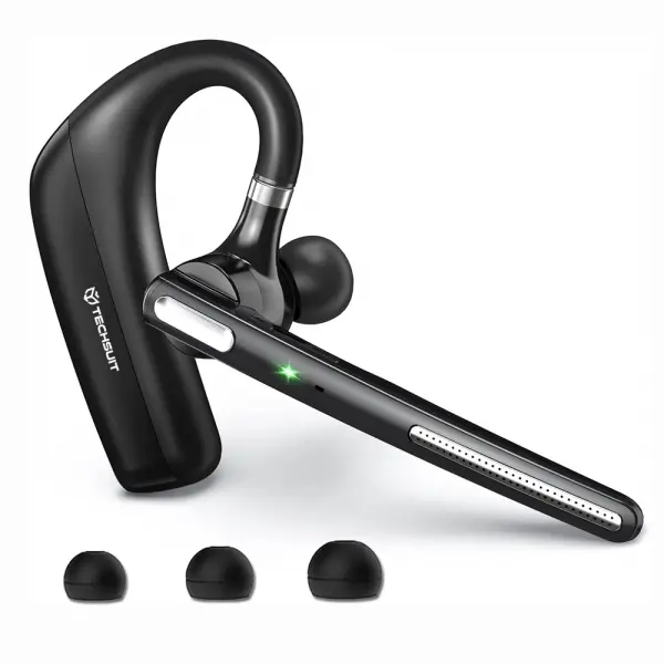 Handsfree Bluetooth Techsuit PowerTalks G6, MultiPoint, A2DP, Negru